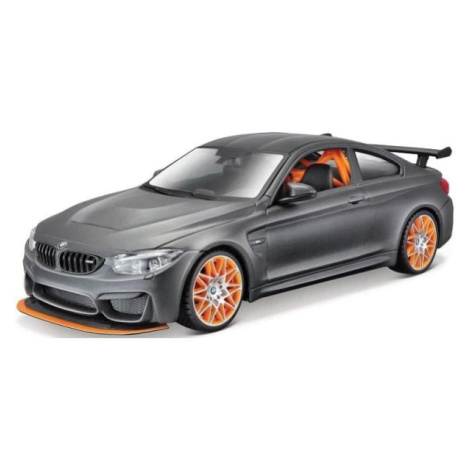 Maisto - BMW M4 GTS, matné kovově šedé, assembly line, 1:24