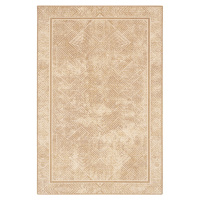 Béžový vlněný koberec 133x180 cm Jenny – Agnella