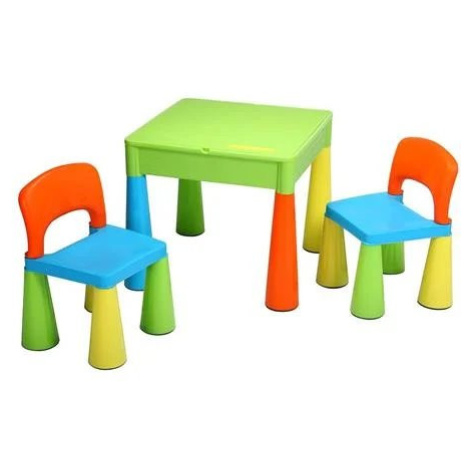 New Baby Dětská sada stoleček a dvě židličky multi color