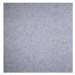 Vopi koberce Kusový koberec Quick step šedý čtverec - 120x120 cm