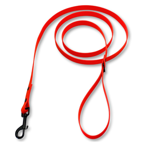 PafDog® Voděodolné gumové vodítko s poutkem na ruku, tmavě červené PAF-266