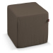 Dekoria Sedák Cube - kostka pevná 40x40x40, hnědá, 40 x 40 x 40 cm, Etna, 705-08