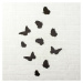 Dřevěná nálepka - Motýli na stěnu 8 ks