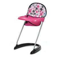 HAUCK Jídelní židlička puntíky růžová
