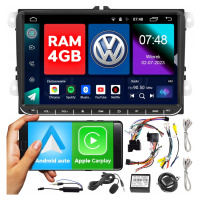 Rádio 9'' Android Golf VI 6 Vw Passat B6 B7