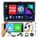 Rádio 9'' Android Golf VI 6 Vw Passat B6 B7