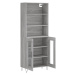 vidaXL Skříň highboard šedá sonoma 69,5 x 34 x 180 cm kompozitní dřevo