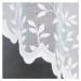 Dekorační oblouková krátká záclona na žabky ZUZANNA 130 bílá 250x130 cm MyBestHome