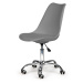 MODERNHOME Kancelářská židle MODERN OFFICE s poduškou šedá