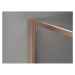 MEXEN/S Kioto-F Sprchová zástěna WALK-IN s rámem 180 x 80, transparent 8 mm, měď kartáčovaná 800