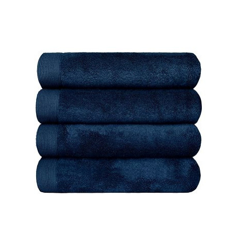 SCANquilt ručník MODAL SOFT tm. modrá 100 × 50 cm