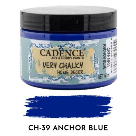 Křídová barva Cadence Very Chalky 150 ml - anchor blue námořnická modrá Aladine