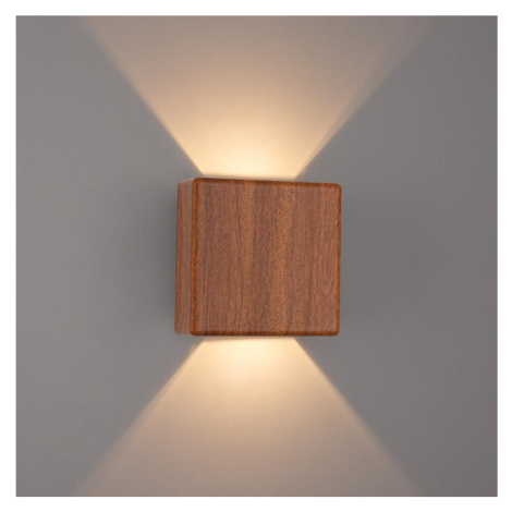 Brilagi - LED Venkovní nástěnné svítidlo DOUBLERAY LED/6W/230V dekor dřeva IP54 BRI653