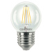 CENTURY LED FILAMENT MINI GLOBE ČIRÁ 4W E27 2700K 470Lm 360d 45x72mm IP20 CEN INH1G-042727