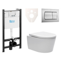 Cenově zvýhodněný závěsný WC set Roca k zazdění + WC SAT Brevis SIKORW3