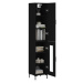 vidaXL Skříň highboard černá 34,5 x 34 x 180 cm kompozitní dřevo