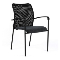 Ergonomická jednací židle OfficePro Triton Black SL Barva: antracitová
