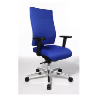 Topstar Kancelářská otočná židle PROFI STAR 15, ergonomické opěradlo, modrá