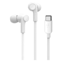 Belkin Soundform Earphones ROCKSTAR w USB-C - bílá