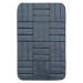 BO-MA koberce Protiskluzová koupelnová předložka 3D 667 dark grey - 50x80 cm