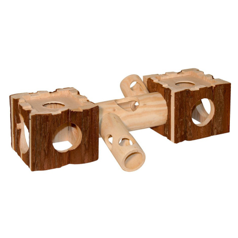 Kerbl Hamsterburg s tunelem NATURE 40x12x10cm