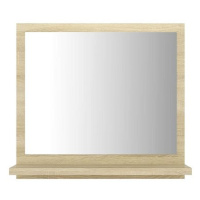 Koupelnové zrcadlo dub sonoma 40×10,5×37 cm dřevotříska 804556