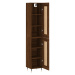 vidaXL Skříň highboard hnědý dub 34,5 x 34 x 180 cm kompozitní dřevo