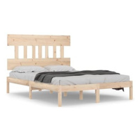Rám postele masivní dřevo 160 × 200 cm, 3104748
