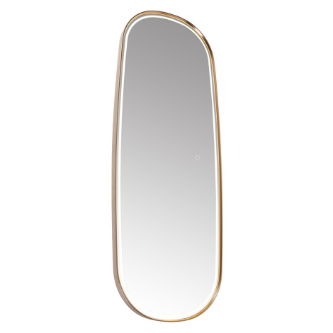 Koupelnové zrcadlo růžové zlato včetně LED a dotykového stmívače - Geraldien QAZQA