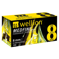 WELLION MEDFINE PLUS jEHLY PRO INZULÍNOVÁ PERA JEHLY PRO VŠECHNA INZULÍNOVÁ PERA, VEL. 30G X 8 M