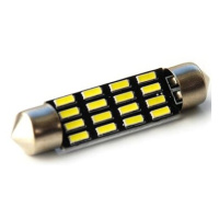 Rabel 39 mm 16 smd 4014 C3W C5W C10W SV8,5 bílá