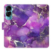 iSaprio Flip pouzdro Purple Marble pro Honor 90 Lite 5G