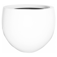 Květináč Jumbo Orb, barva lesklá bílá, více velikostí - PotteryPots Velikost: S - v. 73 cm, ⌀ 87