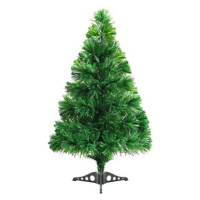 Umělý vánoční stromek s optickým vláknem 64 cm zelený