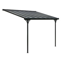 ROJAPLAST Pergola zahradní BRUCE F - šedý polykarbonát