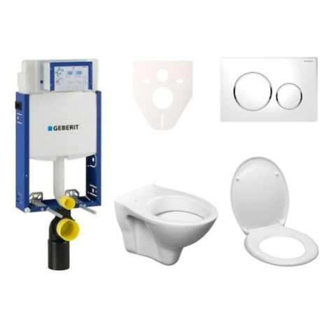 Cenově zvýhodněný závěsný WC set Geberit k zazdění + WC S-Line S-line Pro 110.302.00.5ND4