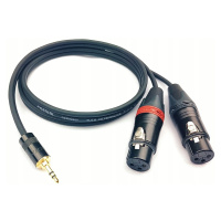 Cordial CMK422 Kabel 2 Xlr na mini jack Neutrik 8m