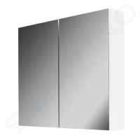 kielle 50118600 - Zrcadlová skříňka, 60x73x15 cm, lesklá bílá