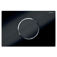 Geberit Sigma10 - Elektronické ovládací tlačítko pro 2 množství splachování, bateriové napájení,