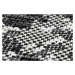 Kusový koberec Sion Sisal Snake`s skin 22162 ecru/black – na ven i na doma 200x290 cm