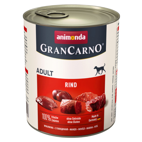 Animonda GranCarno Original Adult 6 x 800 g - čisté hovězí