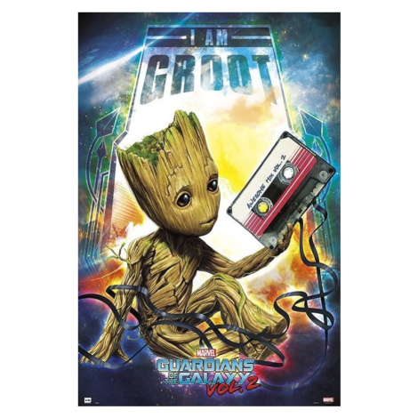 Plakát, Obraz - Strážci Galaxie - Groot, (61 x 91.5 cm)
