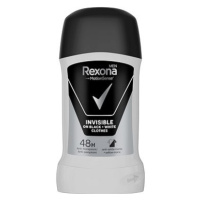 Rexona Men Invisible Black + White tuhý antiperspirant pro muže 50ml