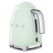 Rychlovarná konvice Smeg 50's style KLF03PGEU / 2400 W / 1,7 l / pastelově zelená Varianta: ivi1