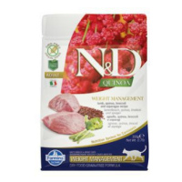N&D Quinoa CAT Weight Management Lamb & Broccoli 300g sleva