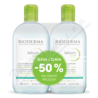 BIODERMA Sébium H2O 500ml 1+1 Festival