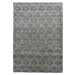 Diamond Carpets koberce Ručně vázaný kusový koberec Diamond DC-JK 1 SILVER/BLACK - 245x305 cm