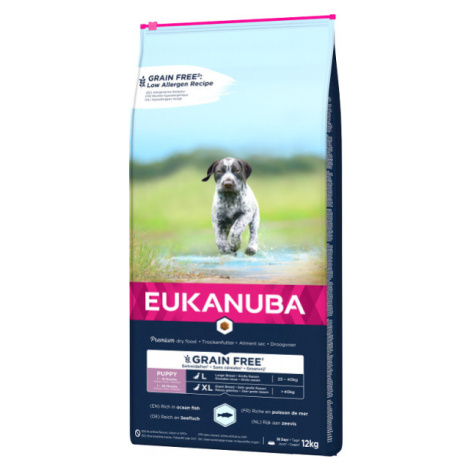 Eukanuba Puppy & Junior Large & Giant Grain Free Ocean Fish 12kg