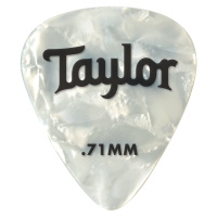Taylor Celluloid Picks 0.71 White Pearl