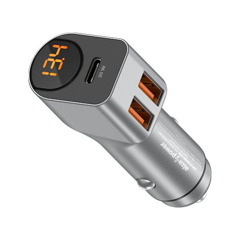 AlzaPower Car Charger P530 USB + USB-C Power Delivery 20W šedá